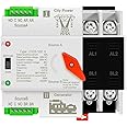 ZIPCOM Double power automatic transfer switch W2R-2P 63A 220V Mini ATS Automatic Transfer Switch Electrical Selector Switches Dual Power Switch