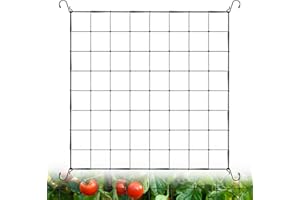 Tatxmalv Filet Plante 80 x 80cm, Maille de Plante Élastique, avec 4 Crochets, Filet Plante Grimpante pour Plantes, Légumes, Fruits, Fleurs - Treillis pour Jardins et Serres