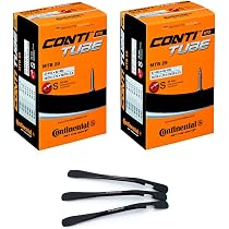 2 MTB-Schläuche 29 Zoll – Für Reifenbreite 2,40-2,80 Zoll, Franz. Ventil 48 Mm – Butyl, Luftdicht
