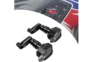 HAONEL Frame Sliders Compatible with Honda CBR500R CBR 500R 2013-2016 CNC Aluminum Black Motorcycle Engine Guard Bodywork Fairing Falling Protection