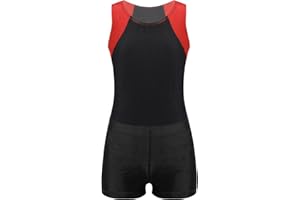 Sxiwei Kinder Turnanzug Jungen Gymnastik Trikot Tanzen Ballet Kleidung Set Ärmellos Trikotanzug mit Shorts Ballttkleidung
