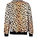 THENICE Women's Sport Pullovers Couples Sweater Sweatshirt Fashion T-shirt (Leopard)