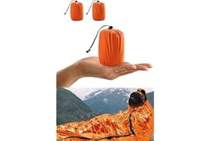 HONYAO Śpiwór ratunkowy, torba ratunkowa Bivvy Koc ratunkowy wielokrotnego użytku na kemping na świeżym powietrzu, piesze wycieczki