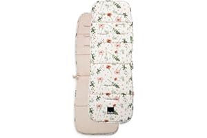 Elodie Details Universelle Kinderwagen Sitzauflage Wendbar Gepolstert und Waschbar Einlage Kinderwagen CosyCushion Buggy Auflage - Meadow Blossom
