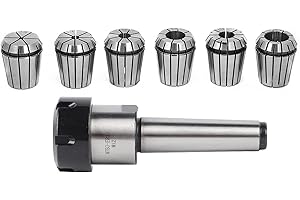 FTVOGUE MT3 ER32 M12 Collet Chuck Set Morse Taper Holder + 9pcs ER32 Muelles CNC Fresas CNC Máquina de grabado