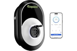 ECOPOINT EV Wallbox 11kW Trifase 16A, Wallbox Tipo 2 WiFi senza Filo, Stazione di Ricarica Auto con Tipo 2 Spina per PHEV BEV, TUYA App, IP55, Compatibile con Model Y/3/S/X, i3, ID.4, ID.5