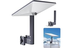 XLTTYWL Starlink Mini-Wohnmobil-Leiterhalterung, Starlink Mini-Zubehör mit Installationsbereich 2 - 5 cm Rohradapter und Stange Starlink Mini für Starlink Mini Dishy (Starlink Mini Stangenhalterung)