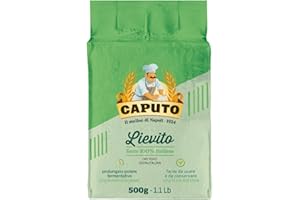 ITALIAN GOURMET E.R. CAPUTO 1924 Levure sèche Caputo (Lievito) - 500 grammes - La levure N°1 en Italie ! idéale pour les pizzas traditionnelles et les fermentations longues durées
