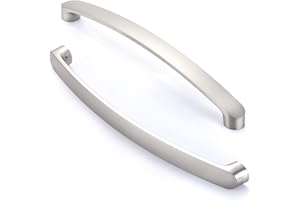 JNRFTY 10 Pezzi Maniglia per mobili cucina, cassetti, mobili camera da letto distanza tra i fori 160 MM,in Alluminio,Argentato