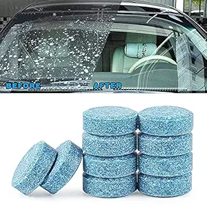 ORZIX Car Wiper Detergent Effervescent Tablets Auto Windshield Cleaner Glass Tablets (10)