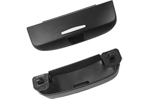 SKTU Car Glasses Case for A*UDI A3 A4 A5 A6 C7 Q3 Q5 Q7 Sunglasses Holder Glasses Storage Box ABS Material, black