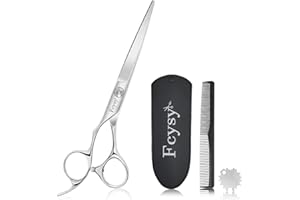 Linkshänder Friseurschere Haarschere, Fcysy Professionelle Scharfe Linkshänder Haarschneideschere, 6 Zoll Frisör Schere, Friseur Scheren Profi Salon Haar Scheren für Damen Herren Kinder