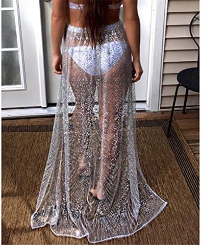 MONEYY Western Beach smock body skirt women of the forklift truck with glittering body ((no bikini ,XL)