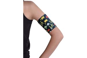 KAIO-DIA Dia-Band dla DZIECI, mankiet do glukometru Freestyle Libre, Medtronic, Dexcom lub Omnipod - opaska dla diabetyków wielokrotnego użytku (Junior.M (19-21 cm))