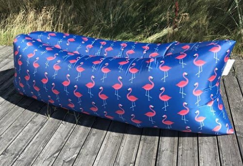 Outdoor Bean Bag Flamingo Inflatable Seat Sack/Portable Air Bed Ideal For Travel, Camping, Beach, Festivals, Walking