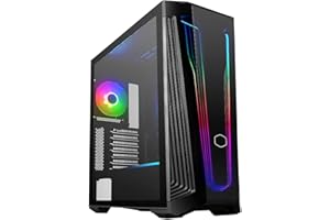 Cooler Master MasterBox 540 - Case PC Gaming ARGB ATX, Chassis Mid-Tower, Pannello Laterale in Vetro Temperato, 1x120mm Ventola SickleFlow ARGB, Flusso Aria Multi-Configurazione, Controller ARGB Incl.