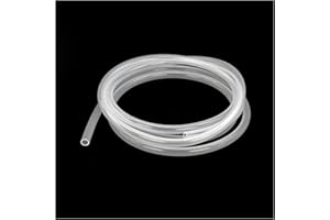 MEKSULAR Silicone Tubing 12mm ID x 15mm OD 5 Metre Hose, Food Grade Water Oil Tube Pipe, Translucent