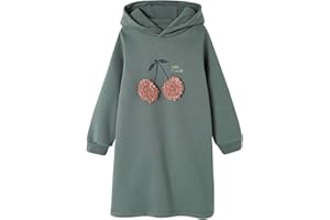 VERTBAUDET Robe Molleton à Capuche Fille détails Fantaisie