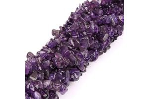 GEM-INSIDE CREATE YOUR OWN FASHION GEM-Inside Amethyst Chips 5-8mm Gemstone Semi Precious for Jewellery Making 34" per Strand