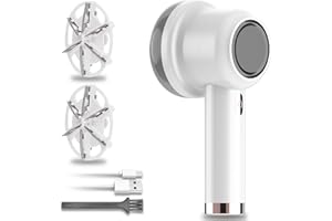 GBARAN Levapelucchi, Levapelucchi Elettrico ricaricabile con 2 lama da barba di ricambio, Rasoio portatile per lanugine in tessuto per vestiti, mobili, biancheria da letto, moquette