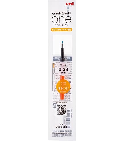 Recharge Uni-Ball One Mitsubishi 0,38 Mm Bleu - Stylo Gel Rétractable - 5