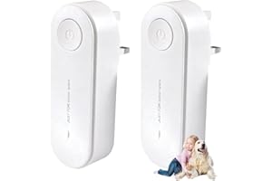 XINZHIZHU 2PCS Claru Ionic Air Purifier Plug in UK for Home Bedroom Negative Ion Purifiers Ioniser Mini Portable Air Freshener for Pet Rooms Smokers Toilets Living Rooms Bathrooms Closets Kitchen Remove Smell