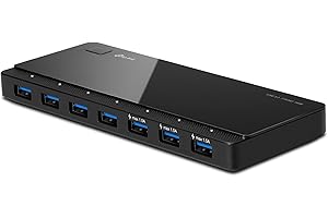 TP-Link UH700 Hub USB 3.0, 7 Ports Multiprise USB, Sortie 5 V/1.5 A, Indicateur LED, Switch USB, Compatible avec MacBook Pro iMac Surface Pro XPS PC Ordinateur Portable Clé USB