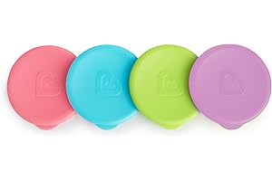 Munchkin Miracle 360ᵒ Becherdeckel, 4er-Pack, mehrfarbig