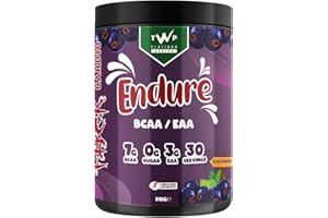 TWP Nutrition Platinum Series Endure, EAAs & BCAAs Electrolyte Blend Pre, Intra and Post Workout, Zero Sugar, 510g and 30 Servings, 14 Great Flavours (Beena Berry)