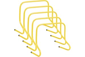 JELEX Agility - Set di 5 ostacoli da allenamento, in diverse misure, per esercizi interni ed esterni, in materiale plastico resistente