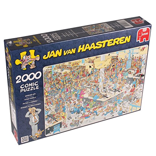 Jan van Haasteren -  2000-Piece Queued Up Jigsaw Puzzle