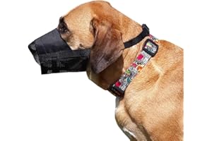 DINGO WALDEMAR RUTKOWSKI Dingo Nylon Muzzle for The Giant Schnauzer, Golden Retriever, Doberman, Staffordshire Terrier, Medium and Large Breeds 16776