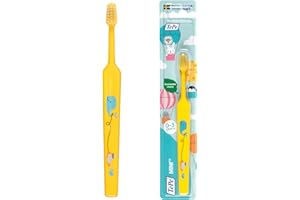 Spazzolino TePe Mini, Extra Soft, Colori assortiti, 1pz, spazzolino per bambini, spazzolino con setole extra soft per pulizia delicata, dal primo dente fino ai 6 anni