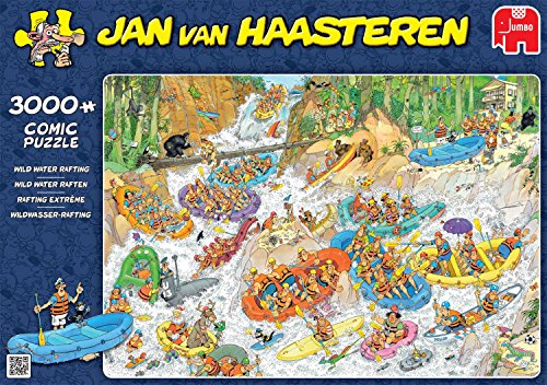 Jumbo Games Jan Van Haasteren Wild Water Rafting Jigsaw Puzzle (3000-Piece)