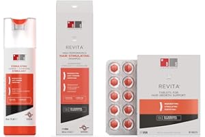 DS LABORATORIES Hair Thinning & Hair Growth Kit w/Revita Hair Stimulating Shampoo and Revita Hair Growth Supplement Tablets for Men & Women (All Types of Hair Loss)