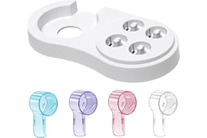 SEPLOUIS Copri Testine e Porta Spazzolino per Oral B e serie iO, multicolore e bianco