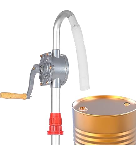 PRESSOL | Hand-Kurbelpumpen-Set | für Öle | Heizöl | Diesel | mit Schlauch