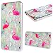 Produktbild GrandEver Huawei P8 Lite 2017 Hülle Silikon Transparent mit Gras Flamingo Muster Handyhülle Gel TPU Bumper Schutzhülle Durchsichtig Klar Rückschale Handytasche Ultra Dünn Flexible Soft Case
