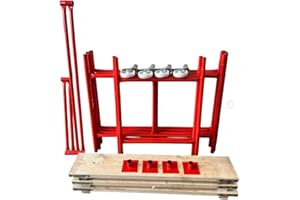 HILL TOP FABRICATIONS CO (1998) LTD - Scaffolding Tower with Boards & Castors 3.5 Meters (11'6") Working Height 4x2'6 Base Size. Steel & Polyester Powder Coated (PPC) High Quality Durable Finish.