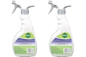 PVU Anti-Wanzen-Spray 2x500ml | Hochwirksam gegen Wanzen & Stinkwanzen aus reiner Chrysamtheme | formuliert in Deutschland
