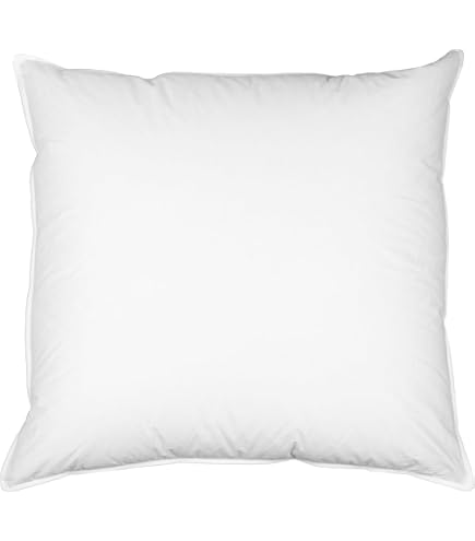Nordic Coast Donskussen, 40 x 40 cm, bankkussen, kussenvulling, kussen, inlet verenkussen, Made in Germany, premium donskussen voor bank, bed, vormvast en ondersteunend als hoofdkussen