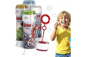 DULCOP - Avengers Bubbles - Soap Bubbles - 60 Ml - 047578 - Multicolor - Plastic - Official License - Children's Toy - Outdoor Game - From 3 years old