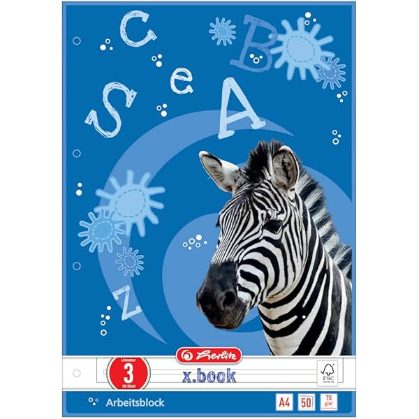 えばページ Oxford Zeszyt szkolny A4, 16 kartek, po 2 x lin. 25, 26, 27