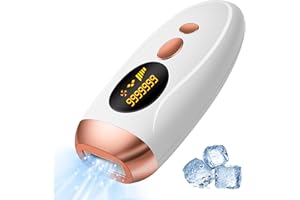 XIEXIENI IPL Haarentfernungsgerät mit Eiskühlung, 999,999 Impulse, Geräte Haarentfernung Laser Schmerzfreie, Dauerhafte Haarentfernung für Frauen & Männer, Für Gesicht, Körper, Bikinizone, Beine, Achseln