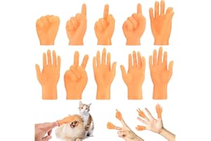 WANGLAOWU 10 szt. małe dłońki, małe dłonie, małe dłonie, zabawna zabawka dla rodziny, przyjaciół, na Halloween, Boże Narodzenie, imprezę, upominek