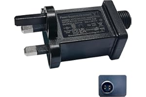 Wirafix Transformer Plug for Christmas Lights, 4.5v 5w Led Transformer, IP44 Waterproof Replacement Plug, Indoor Outdoor Lights Power Supply for Xmas Lights, Net Lights, Icicle Lights, Fairy Lights