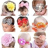 JT-Amigo 9er Set Baby Mädchen Haarband Stirnband