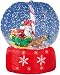 Produktbild infactory Aufblasbare Schnee Kugel: Riesen-XXL Schneekugel mit Santa Claus und mit Gebläse (Schneekugel aufblasbar)