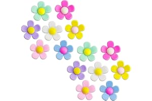 NOJGAC 14 Pcs Shoe Decoration Charms, Flower Croc Charms, Shoe Charms, Cute Durable Water Proof Shoe Decoration, Bracelet Wristband Accessories/Birthday/Party/Gifts for Teens/Cartoon Boys Girls