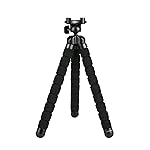 AUKEY Treppiedi Mini Flessibile Portatile 360 Gradi con Vite da 1/4" Treppiede Smartphone per iPhone iPhone XS/X / 8...